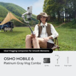 Osmo Mobile 6 Platinum Gray Vlog Combo